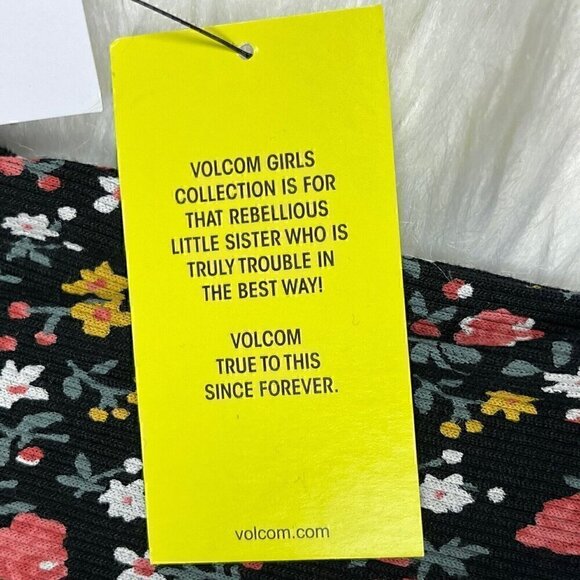 NEW Volcom Girl's Size 10/12 Large Focheezy Dress Cottage Core Floral - Picture 10 of 12